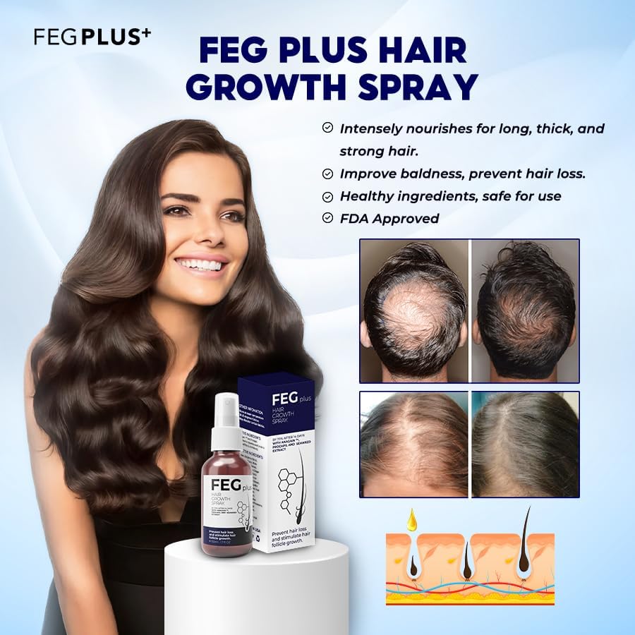 FEG Rosemary Hair Care Spray – Strengthening & Scalp Support (120ml)