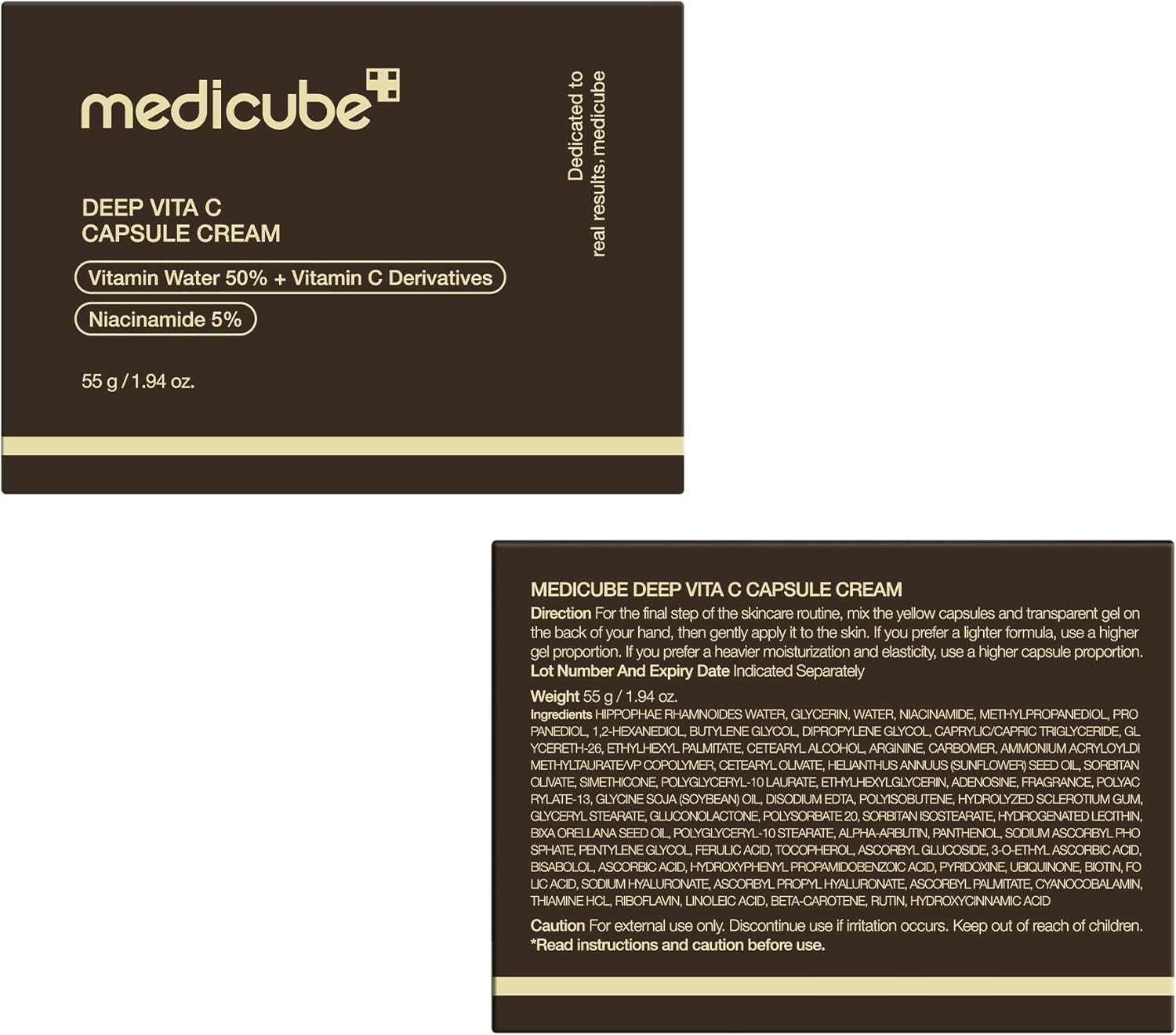 Medicube Deep Vitamin C Capsule Face Moisturizer – Glow & Hydration (55g)