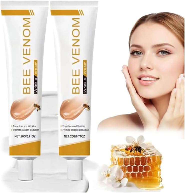 Botox Bee Venom Cream,Anti-Aging Bee Cream- Wrinkle Removal & Firming, Moisturizing, Lifting & Recovery- All Skin Types