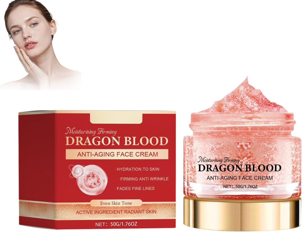 Dragon Blood Anti-Aging Face Cream, Smooth Skin, Moisturising, Reduce Wrinkles & Deeply Hydrate, Anti-Aging Daily Moisturizer for Women & Men