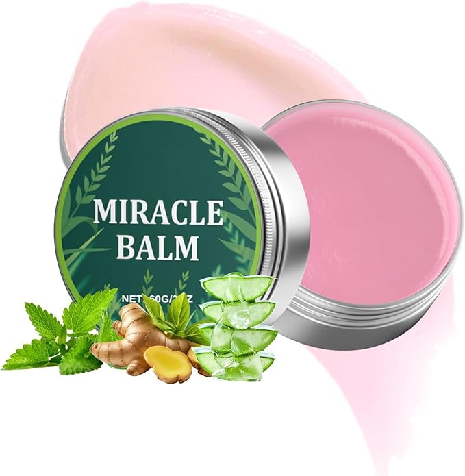 Soothing & Relaxing Joint Cream, Balm for Swollen Legs, Organic Miracle Balm - Natural Ingredients, Soothing Joint Cream for Back, Hands, Feet and Body
