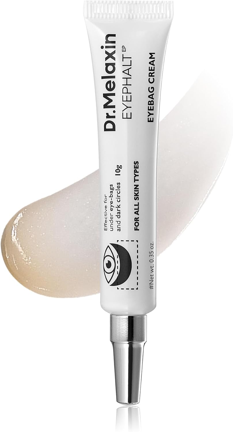 Dr.Melaxin Eyephalt Eyebag Cream for Puffiness, Dark Circles & Fine Lines, Wrinkle, EGF Anti-Aging Under Eye Moisturizer with Niacinamide&Ceramide