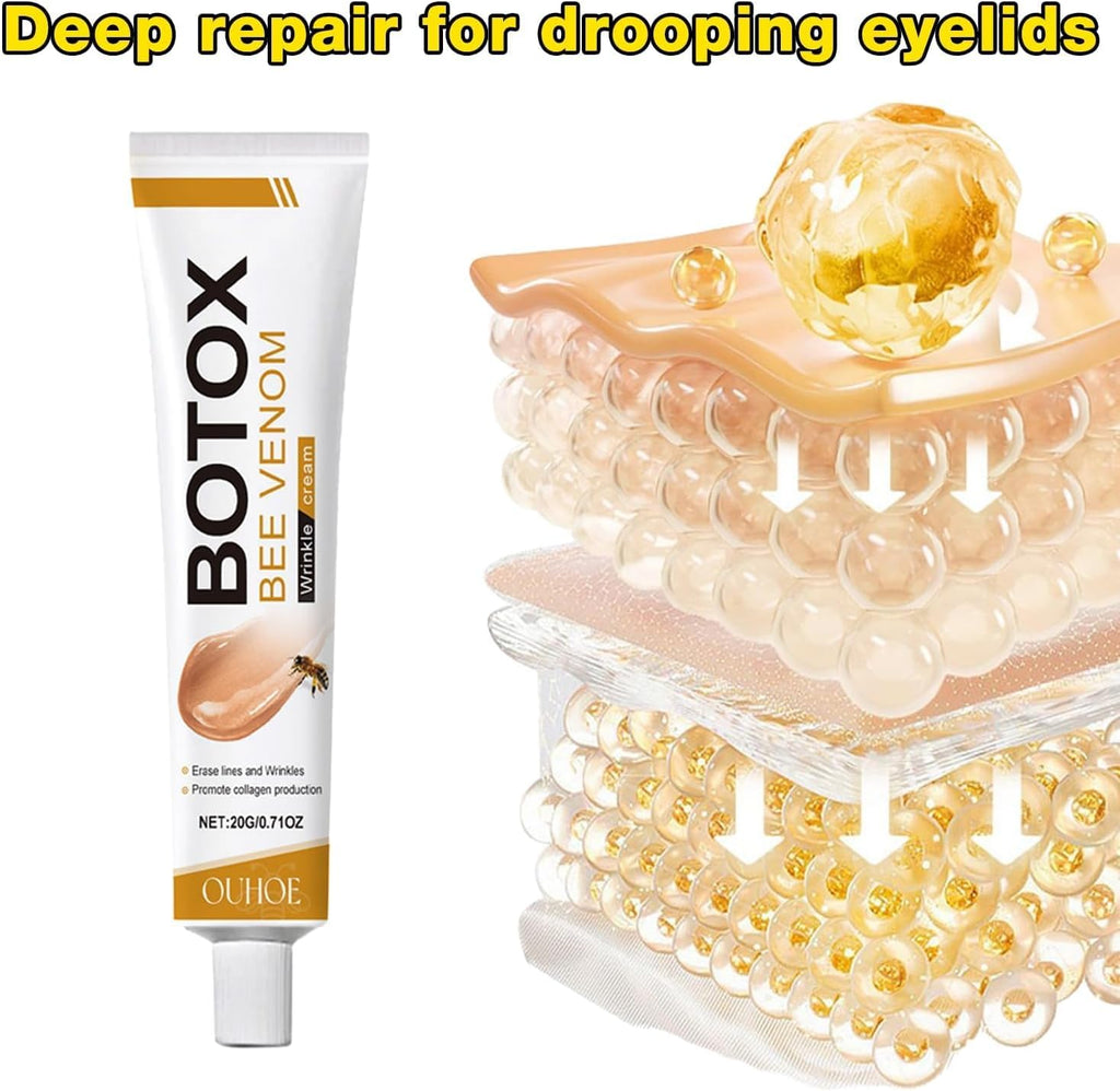 Botox Bee Venom Cream,Anti-Aging Bee Cream- Wrinkle Removal & Firming, Moisturizing, Lifting & Recovery- All Skin Types