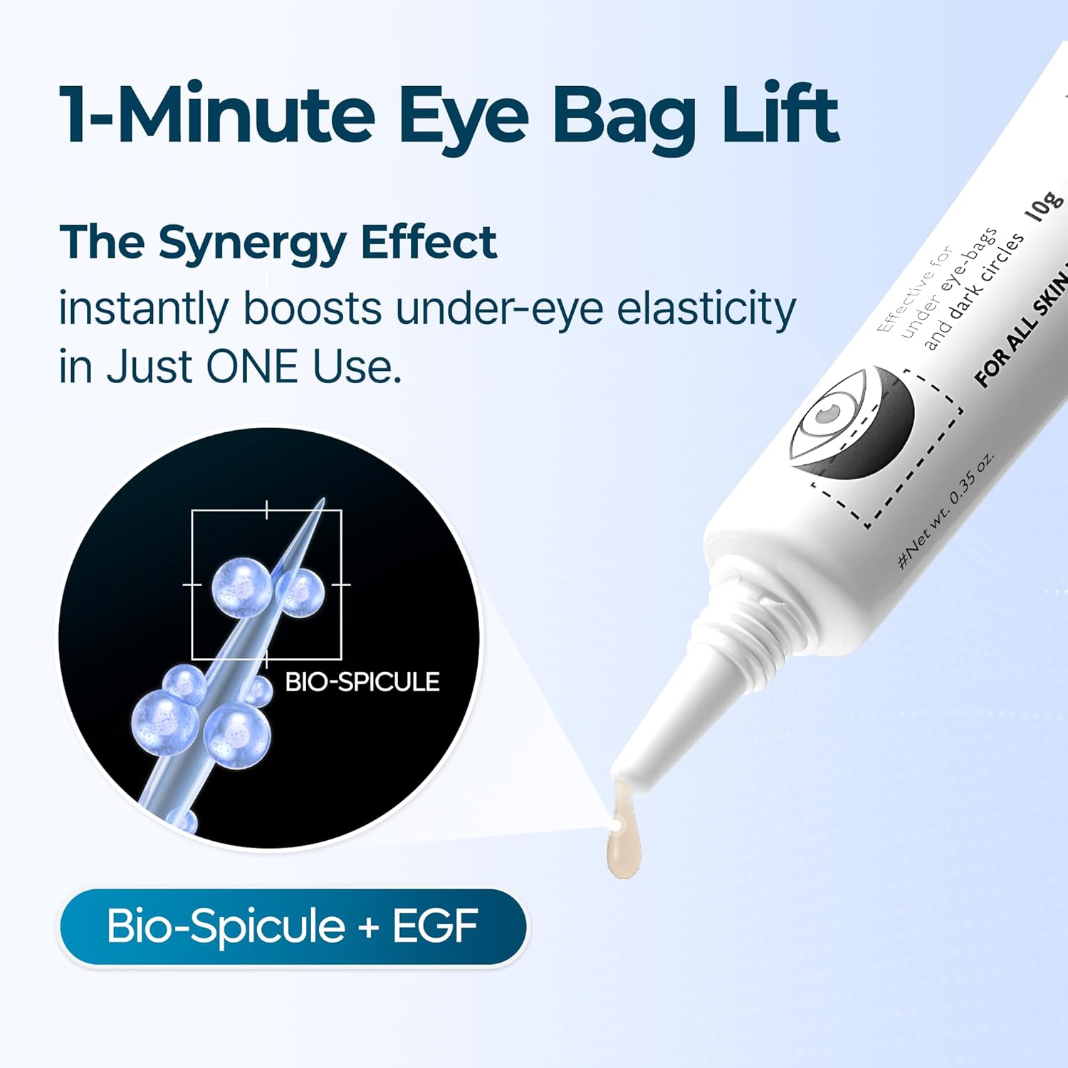 Dr.Melaxin Eyephalt Eyebag Cream for Puffiness, Dark Circles & Fine Lines, Wrinkle, EGF Anti-Aging Under Eye Moisturizer with Niacinamide&Ceramide