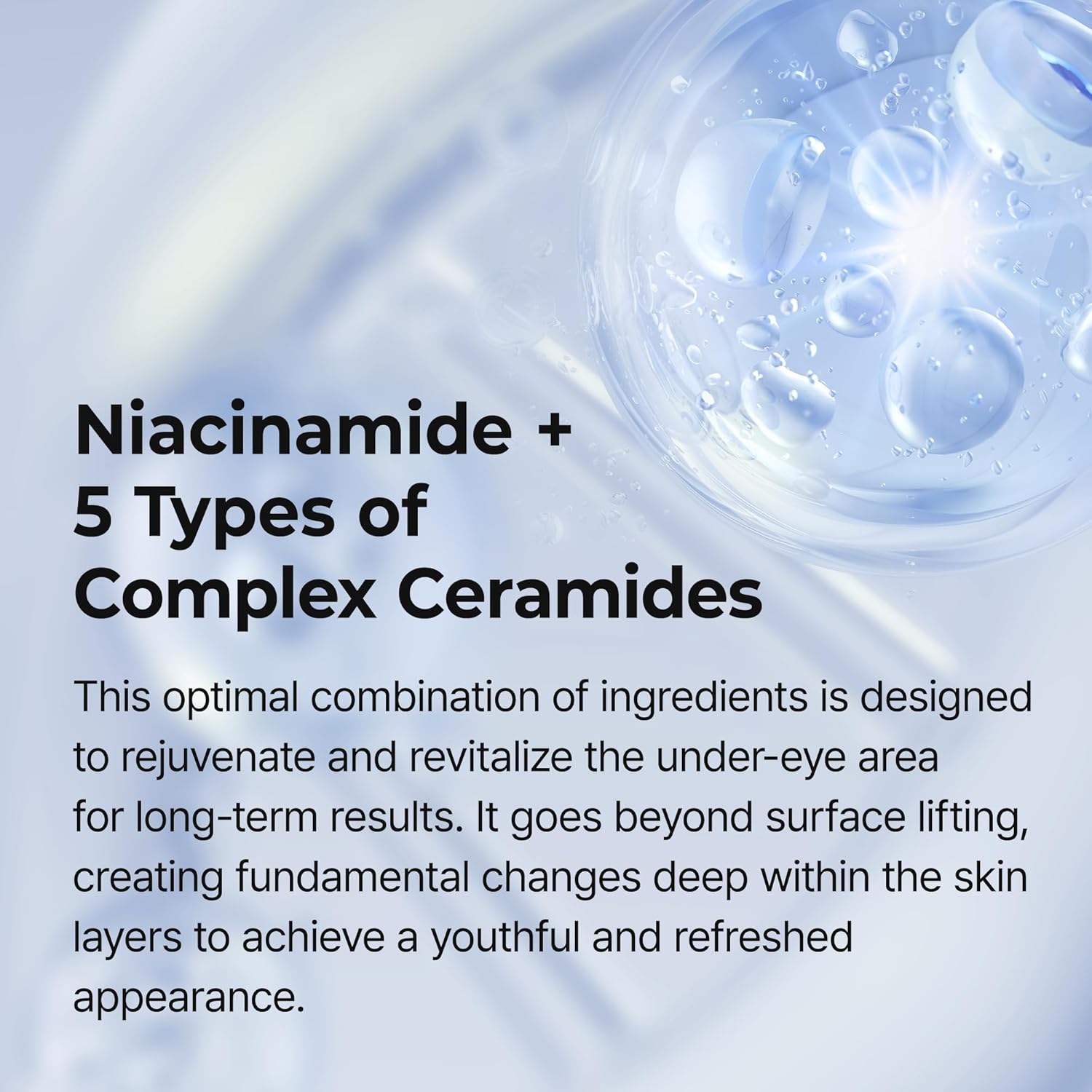 Dr.Melaxin Eyephalt Eyebag Cream for Puffiness, Dark Circles & Fine Lines, Wrinkle, EGF Anti-Aging Under Eye Moisturizer with Niacinamide&Ceramide
