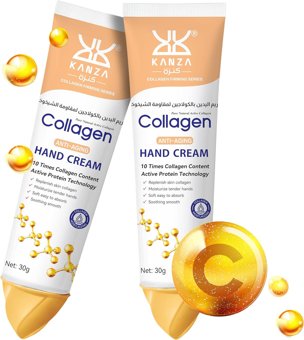 Collagen Anti-Aging Hand Cream,10 Times Content,Replenishes Skin Moisturizes Hands,Collagen Cream