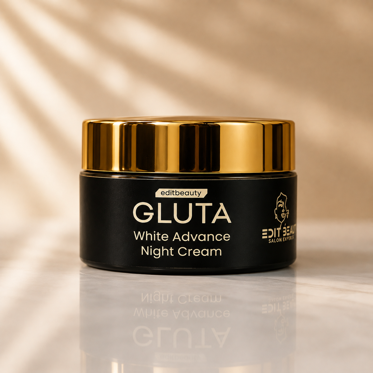 Edit Beauty | GlutaWhite Advance Night Cream – 30g | Hydrating & Whitening Night Cream with Hyaluronic Acid & Niacinamide - Natural Glow In 22 Days