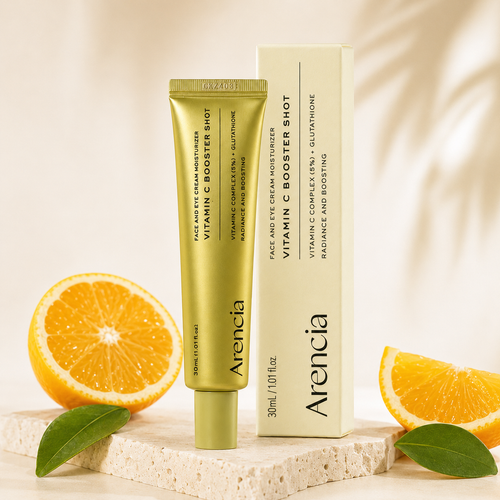 Arencia Vitamin C Booster Shot Face & Eye Cream Moisturizer – 30ml