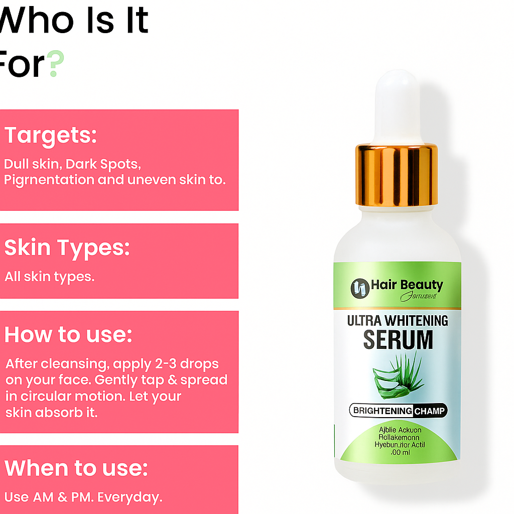 Ultra Whitening Serum Brighten | Even | Glow