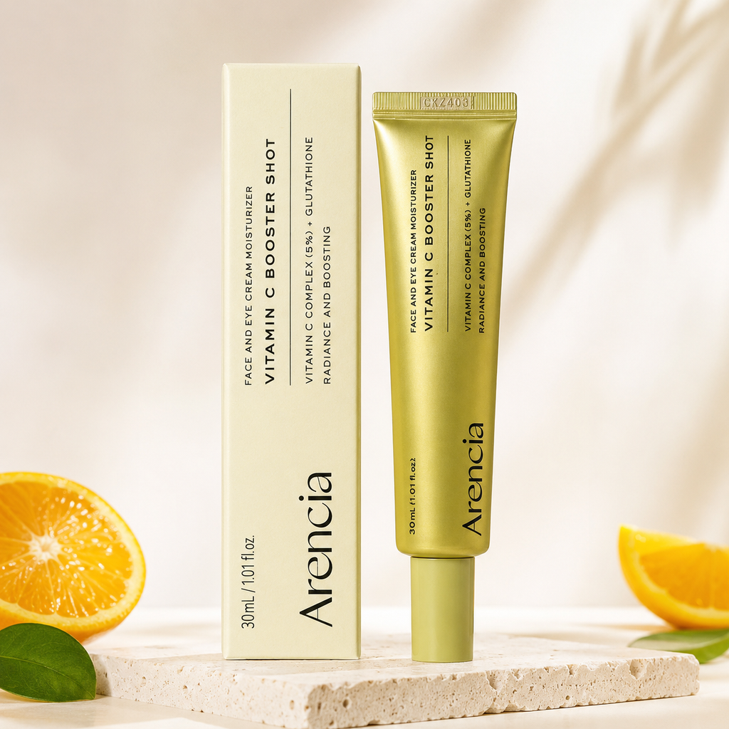 Arencia Vitamin C Booster Shot Face & Eye Cream Moisturizer – 30ml