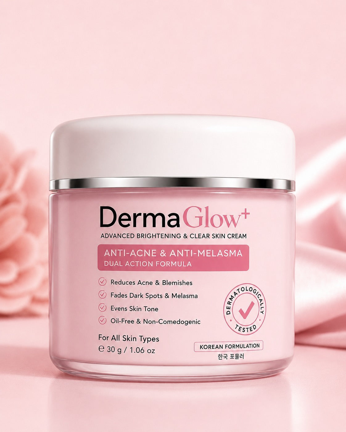 DermaGlow+ Advanced Brightening & Clear Skin Cream