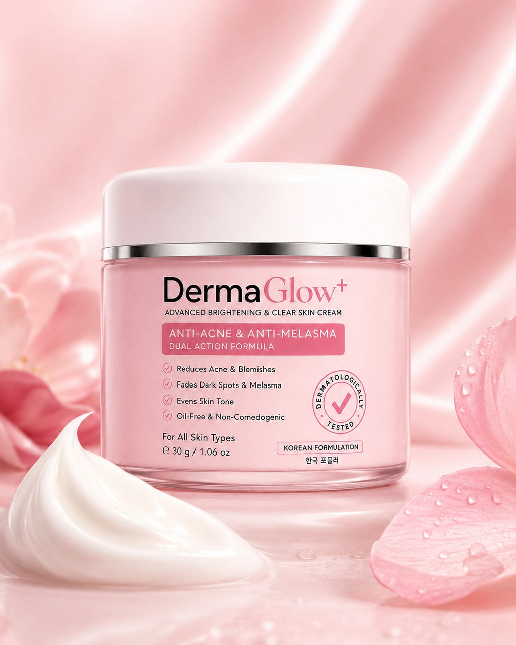 DermaGlow+ Advanced Brightening & Clear Skin Cream