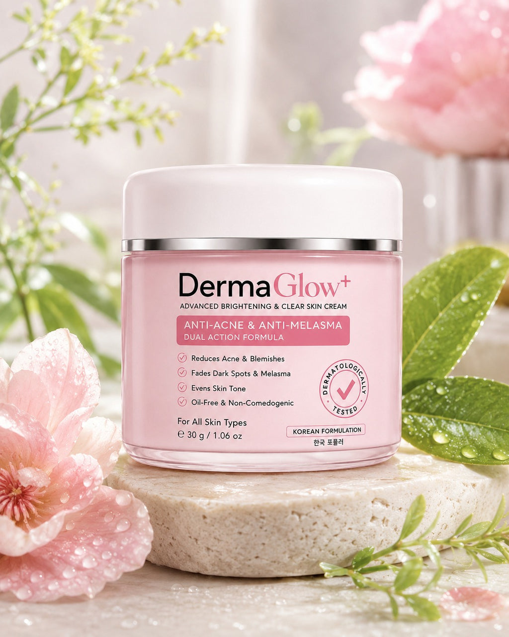 DermaGlow+ Advanced Brightening & Clear Skin Cream