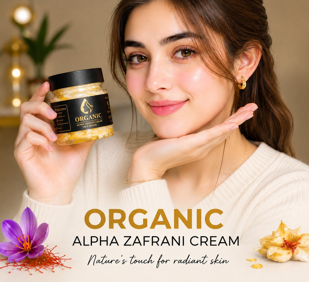 Organic Alpha Zafrani Cream – Saffron Infused Brightening & Hydrating Face Cream