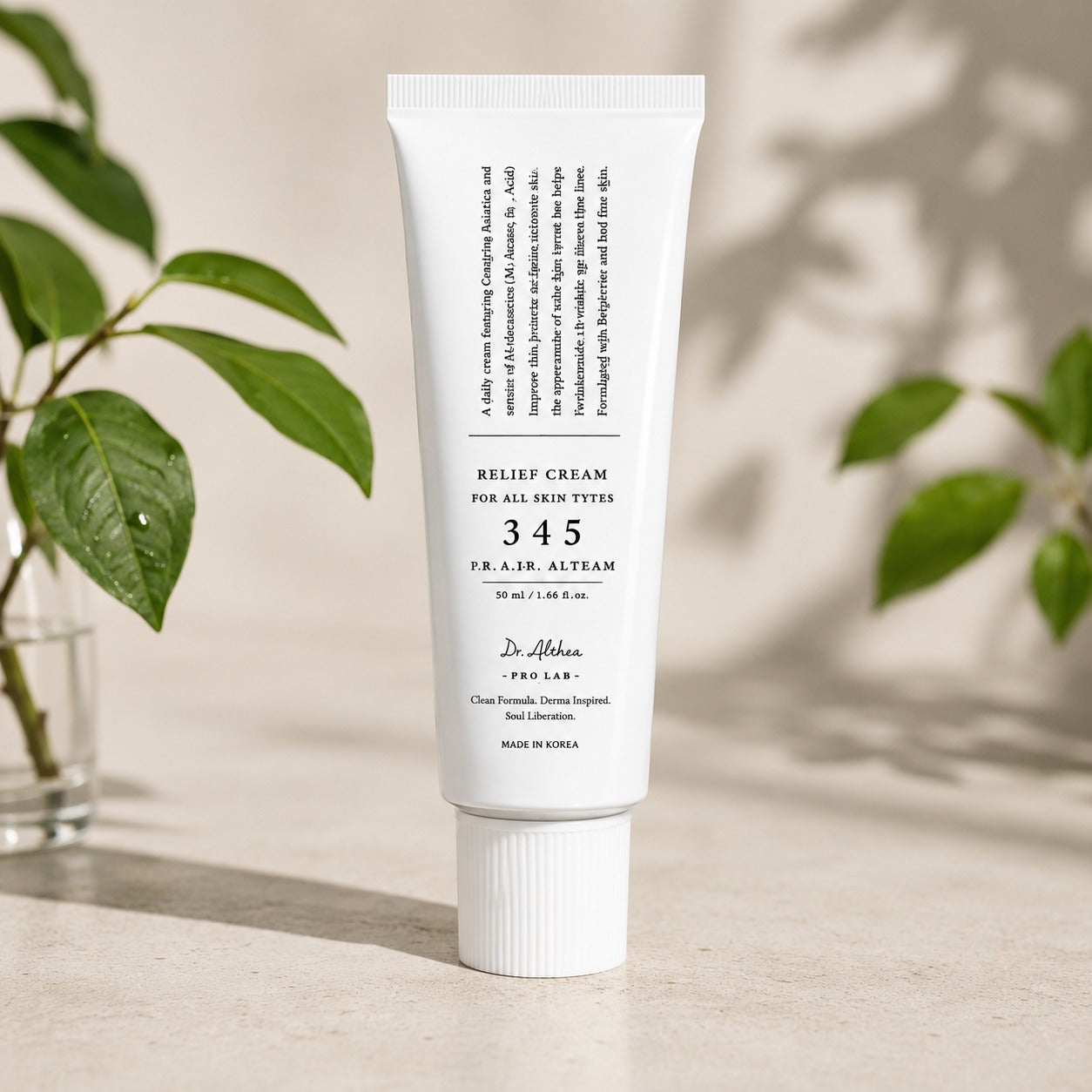 Dr. Althea 345 Relief Cream 50ml – Soothing & Hydrating Korean Moisturizer for Sensitive Skin
