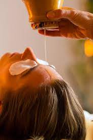 Hot Oil Head massage